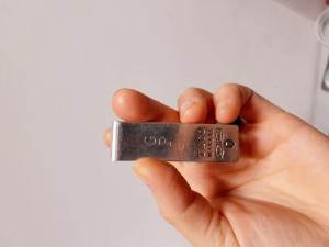 CS990/2024 MONEY TOP CLIP SILVER TIFFANY